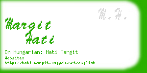 margit hati business card